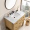 James Martin Vanities Breckenridge 36in Single Vanity, Light Natural Oak w/ 3 CM Carrara Marble Top 330-V36-LNO-3CAR - alternate 5
